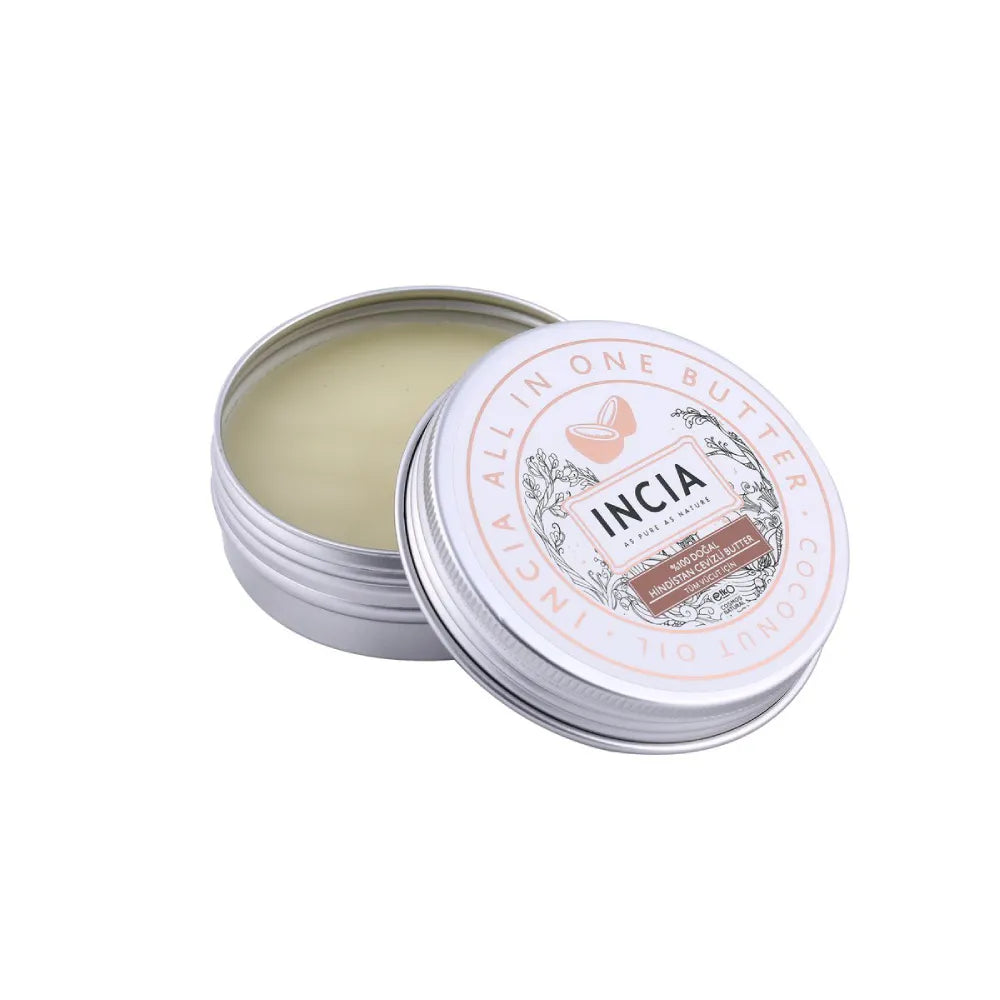 INCIA Natuurlijke Coconut Butter voor Huid, Haar en Lippen 50 ml