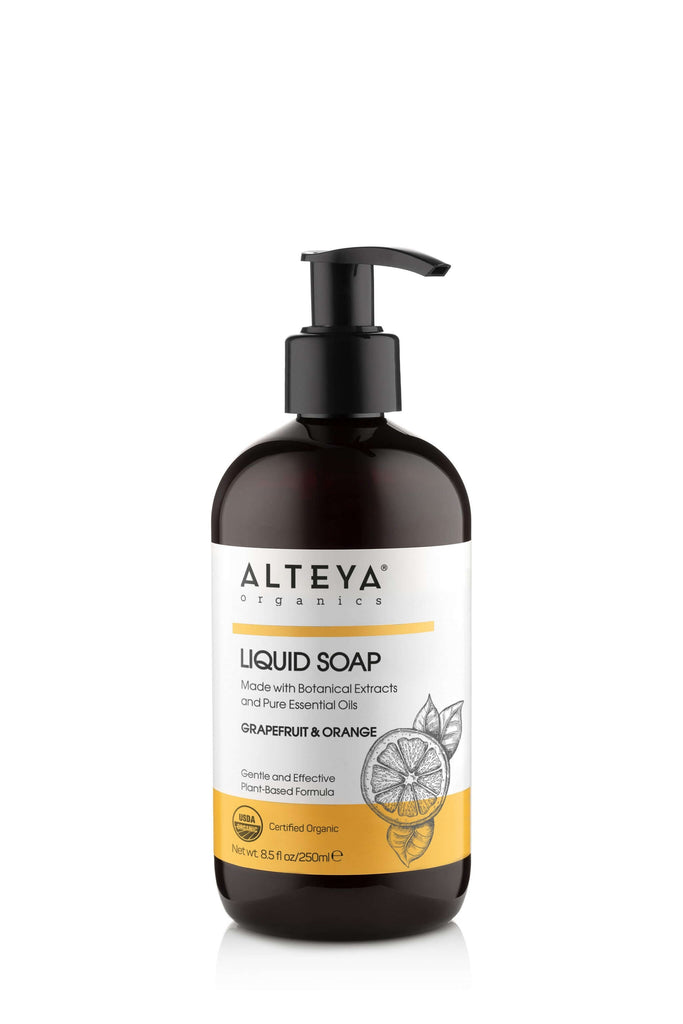 Alteya Organic Liquid Soap Grapefruit & Orange 250 ml, Dry Skin, Mixed Skin, Normal Skin, €6.95, Pure'n'well