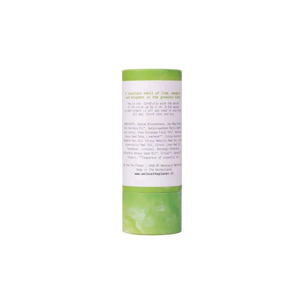 We Love the Planet Natural Deodorant Stick - Luscious Lime (Vegan) 48g back