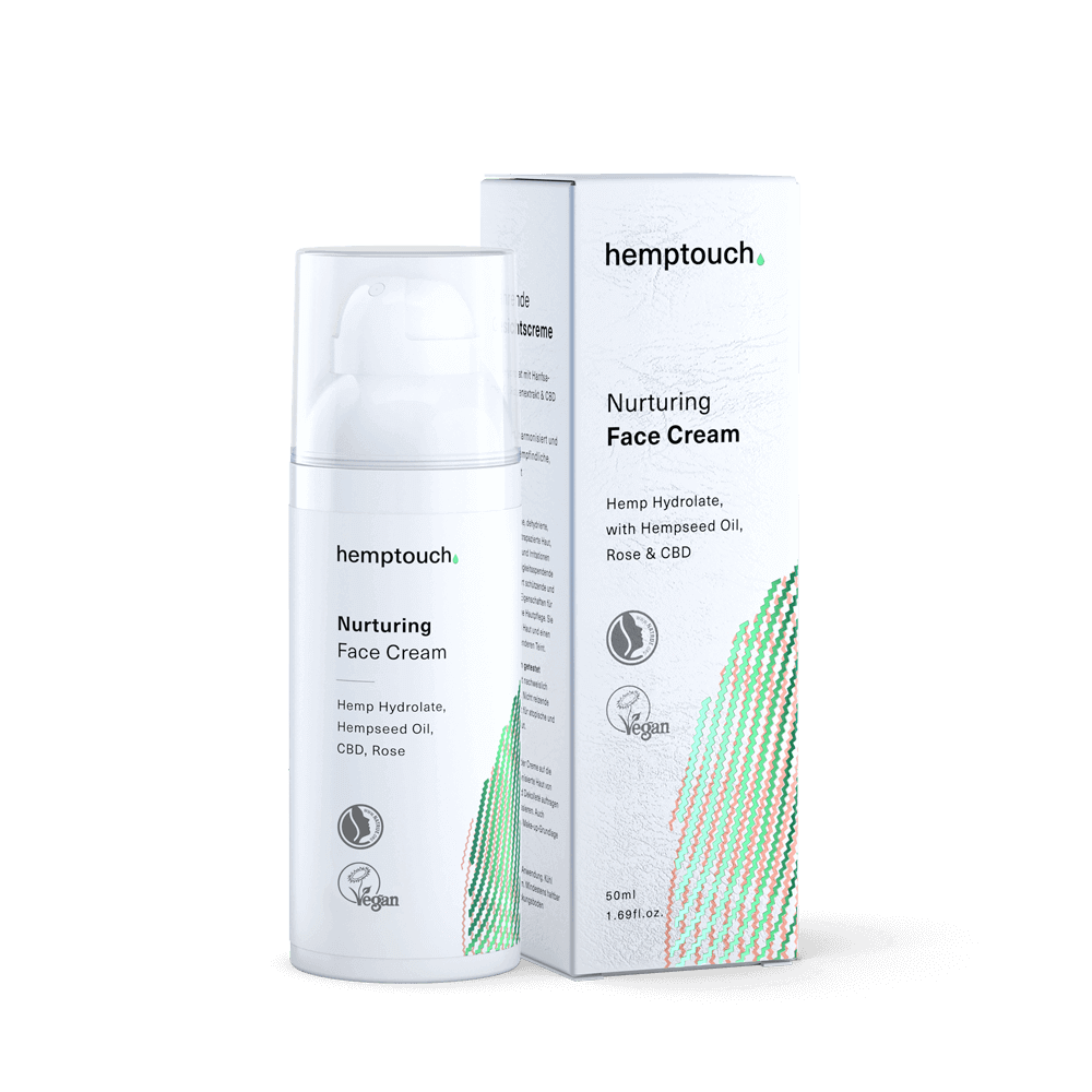 Hemptouch Nurturing Face Cream For Dry, Dehydrated And Sensitive Skin 50ml, Dry Skin, Eczema-prone Skin, Rosacea-prone Skin, Sensitive Skin, €30.95, Pure'n'well