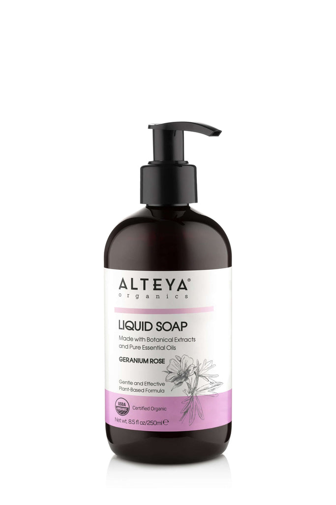 Alteya Organic Liquid Soap Geranium Rose 250 ml, Dry Skin, Mixed Skin, Normal Skin, €6.95, Pure'n'well