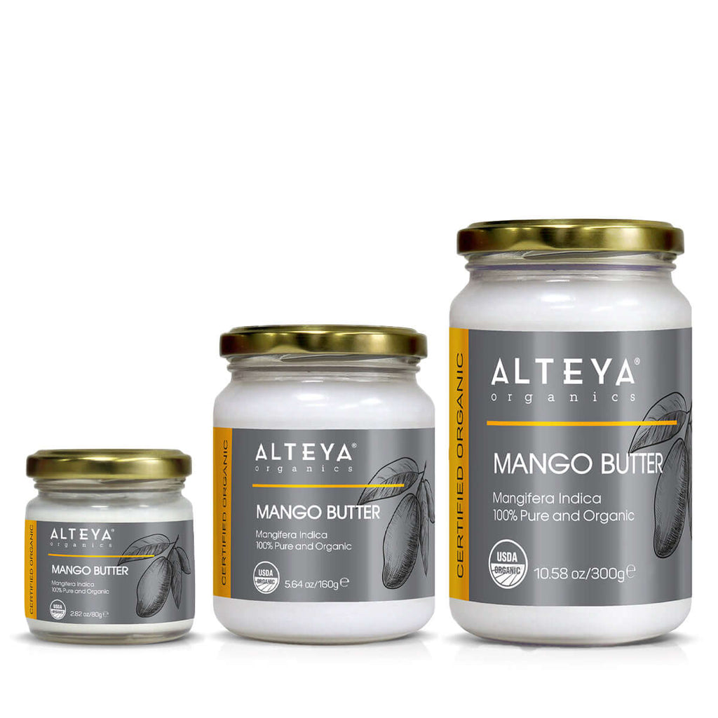 Alteya Organic Mango Butter - Hydrates And Moisturizes The Skin And Hair 160g, Dry Skin, Irritated Skin, Wrinkles, €16.95, Pure'n'well