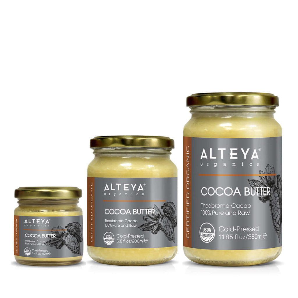 Alteya Organic Cocoa Butter - Hydrates And Moisturizes The Skin And Hair 160g, , €11.95, Pure'n'well