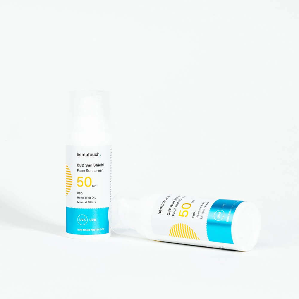 Hemptouch Face Sunscreen SPF 50 CBD Sun Shield 50ml, Dry Skin, Mixed Skin, Normal Skin, €29.95, Pure'n'well