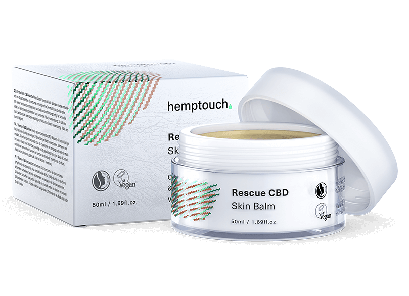 Hemptouch Rescue CBD Skin Balm For Atopic Skin and Eczema 50ml, Acne-prone Skin, Atopic Skin, Eczema-prone Skin, Itchy Skin, €35.95, Pure'n'well