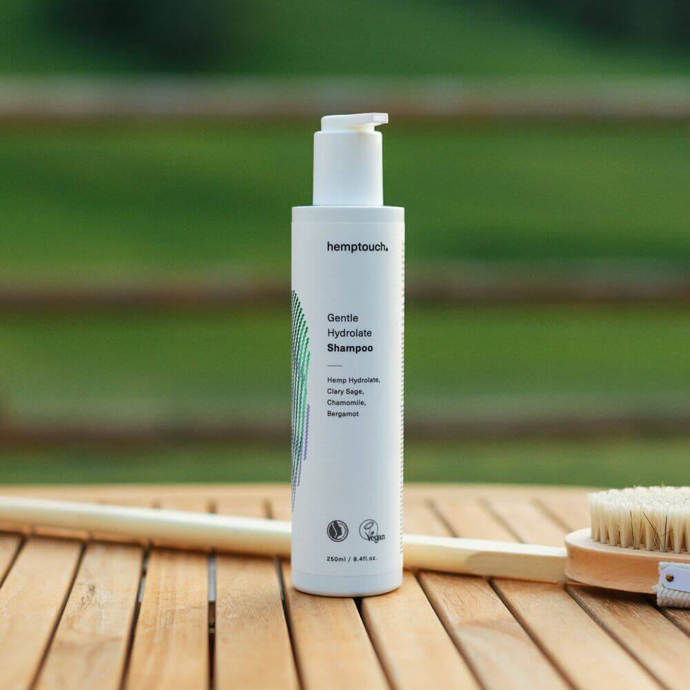 Hemptouch Gentle Hydrolate Shampoo For All Hair Types 250ml, Irritated Scalp, Oily Scalp, Scaly Scalp, Sensitive Scalp, €19.95, Pure'n'well
