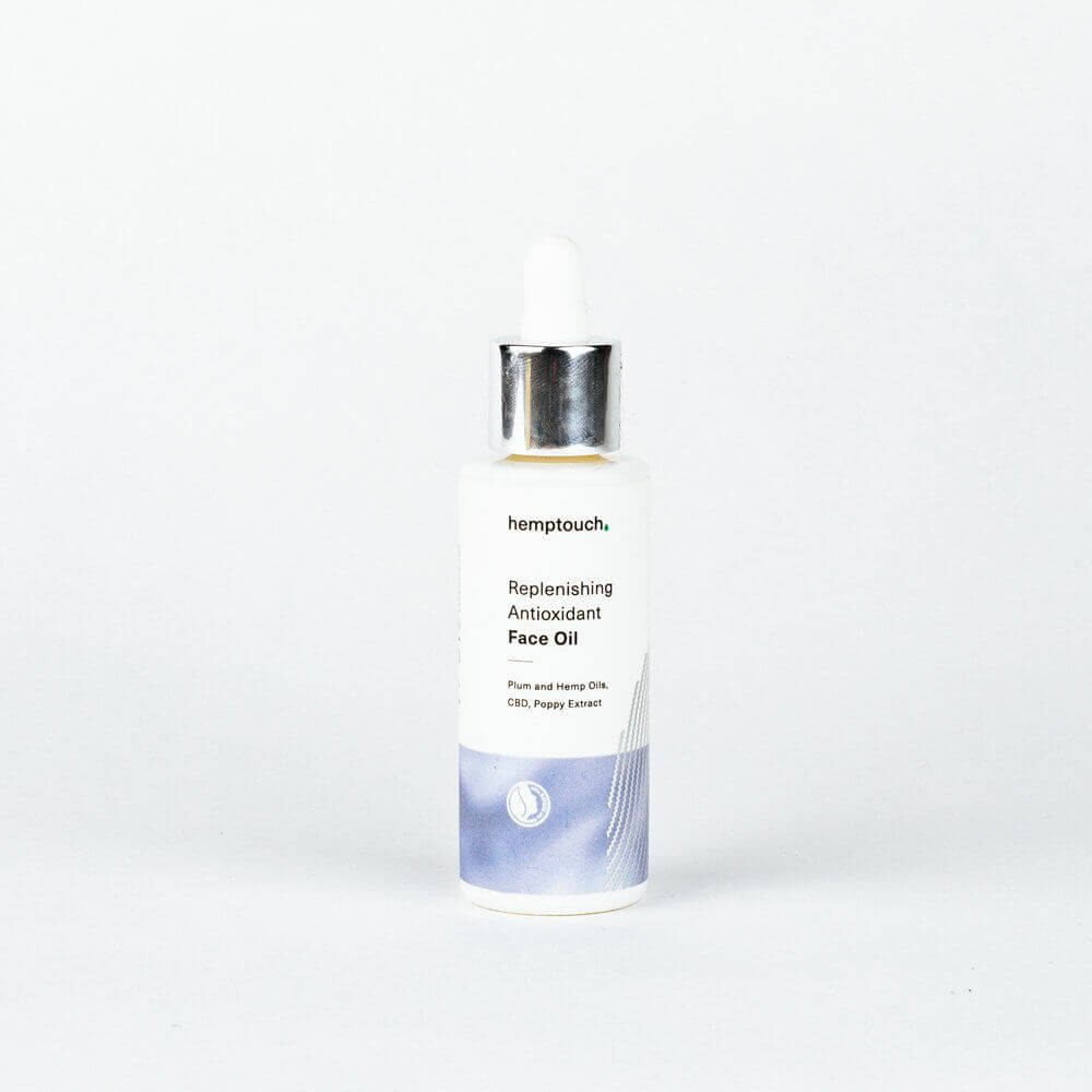 Hemptouch Replenishing Antioxidant Face Oil For Dry, Dehydrated And Sensitive Skin 30ml, Dry Skin, Irritated Skin, Mixed Skin, Normal Skin, Sensitive Skin, €42.95, Pure'n'well