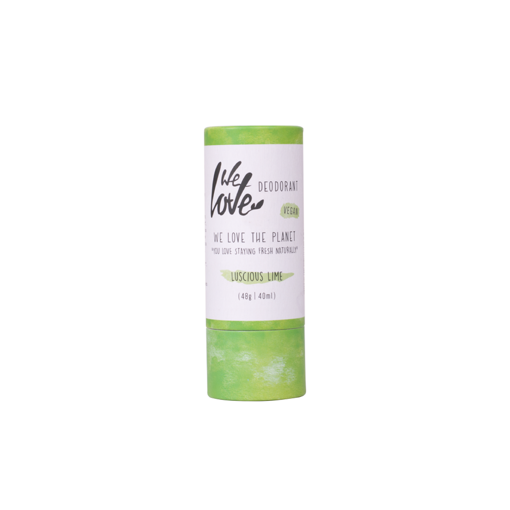 We Love the Planet Natuurlijke Deodorant Stick - Luscious Lime (Vegan) 48g
