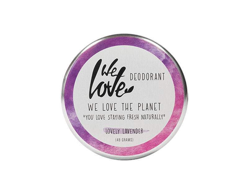 We Love the Planet Natural Deodorant Tin - Lovely Lavender 48g