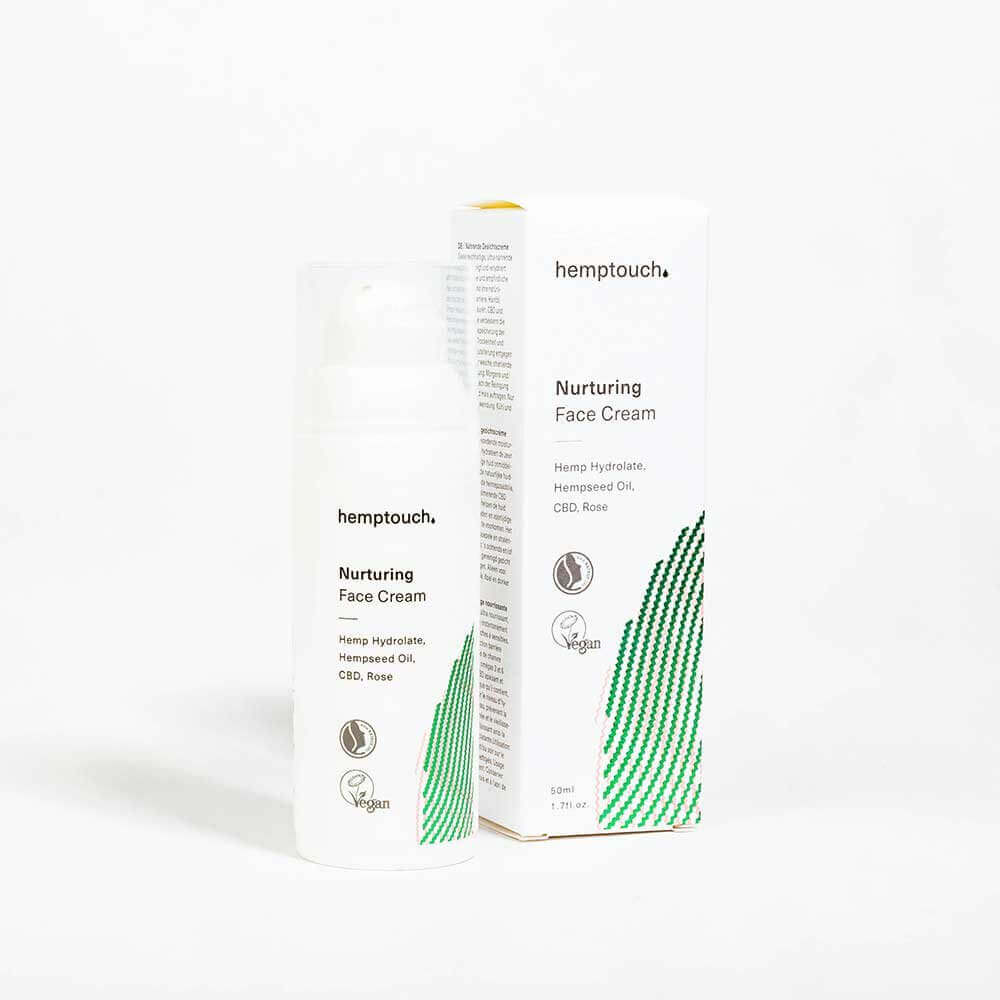 Hemptouch Nurturing Face Cream For Dry, Dehydrated And Sensitive Skin 50ml, Dry Skin, Eczema-prone Skin, Rosacea-prone Skin, Sensitive Skin, €30.95, Pure'n'well