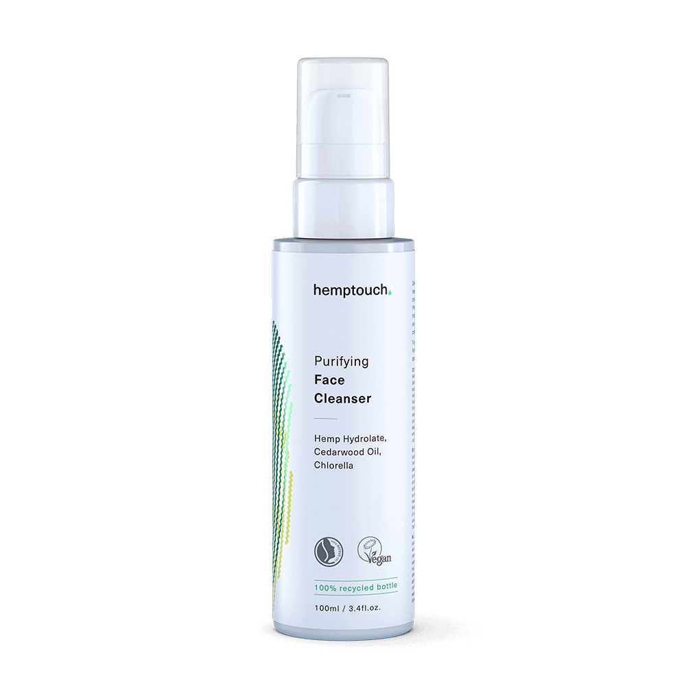 Hemptouch Purifing Face Cleanser For Gentle and Deep Cleansing Of The Skin 100ml, Acne-prone Skin, Dry Skin, Mixed Skin, Normal Skin, Sensitive Skin, €17.95, Pure'n'well